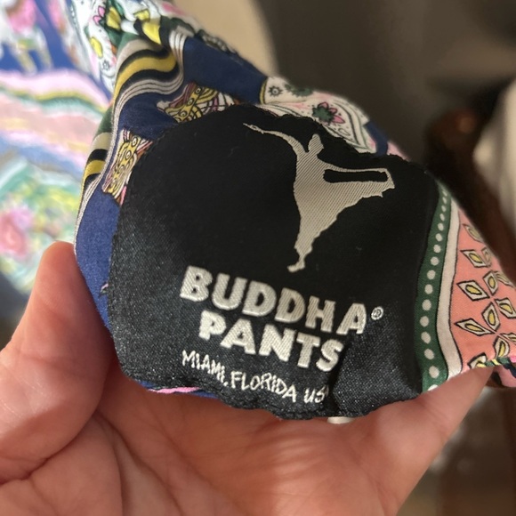 Buddha Pants XXS Pink Elephant Cotton Savannah Flair Harem jumpsuit Boho - Picture 6 of 10